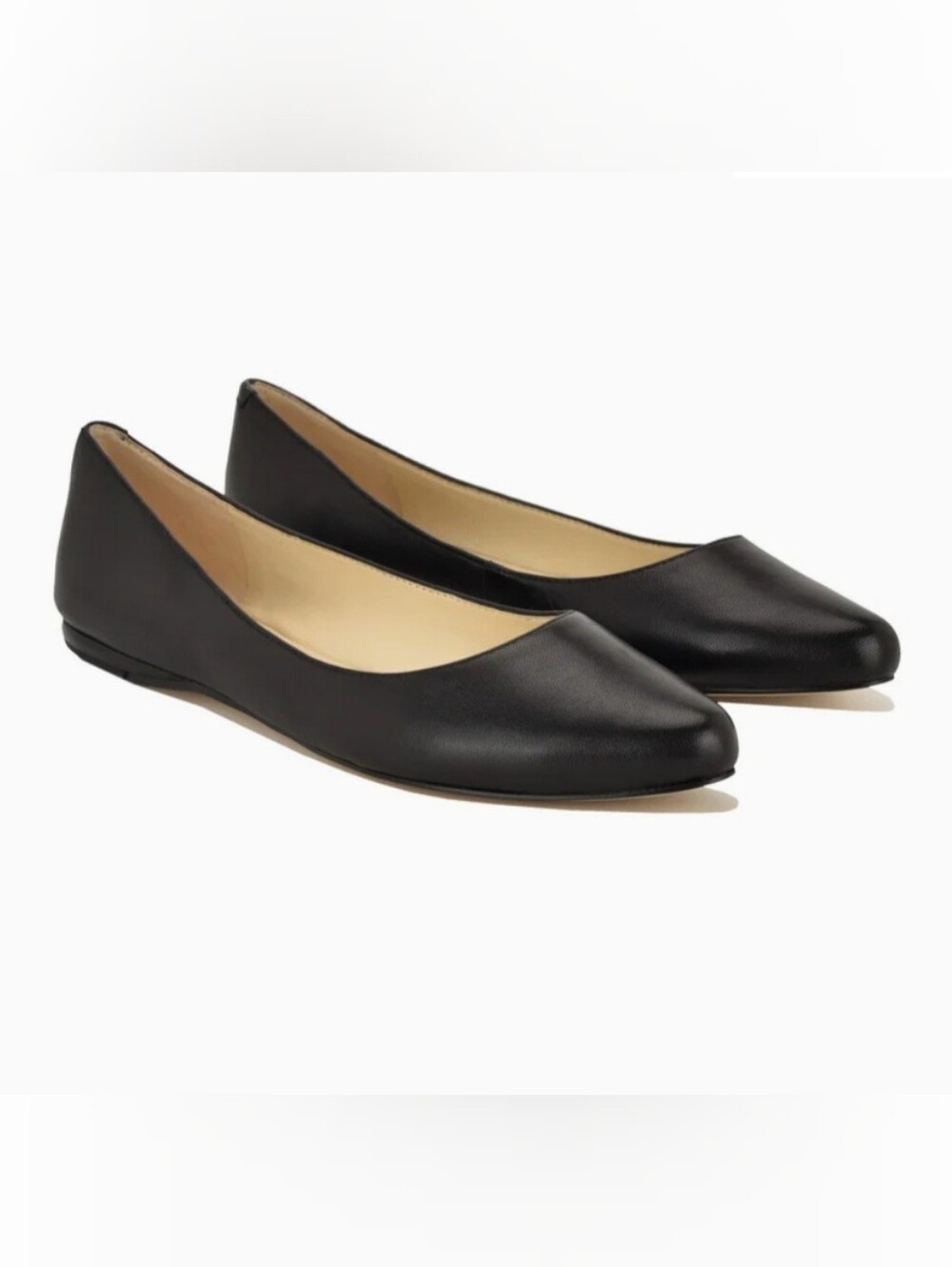 Nine West | Black Leather Ballet Flats | 7.5